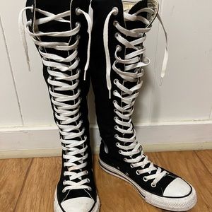 Converse knee high boots